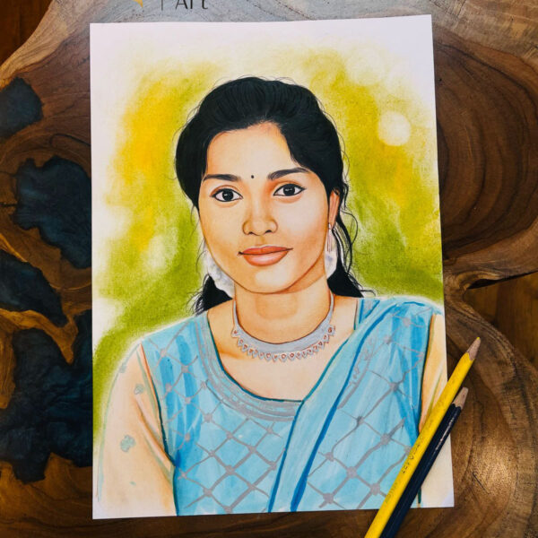 Standard colour pencil drawing